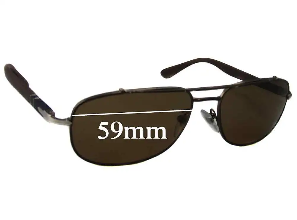 Sunglass Fix Lentes de Repuesto para Persol 2405-S - 59mm Wide Sunglass Fix Lentes de Repuesto para Persol 2405-S - 59mm Wide