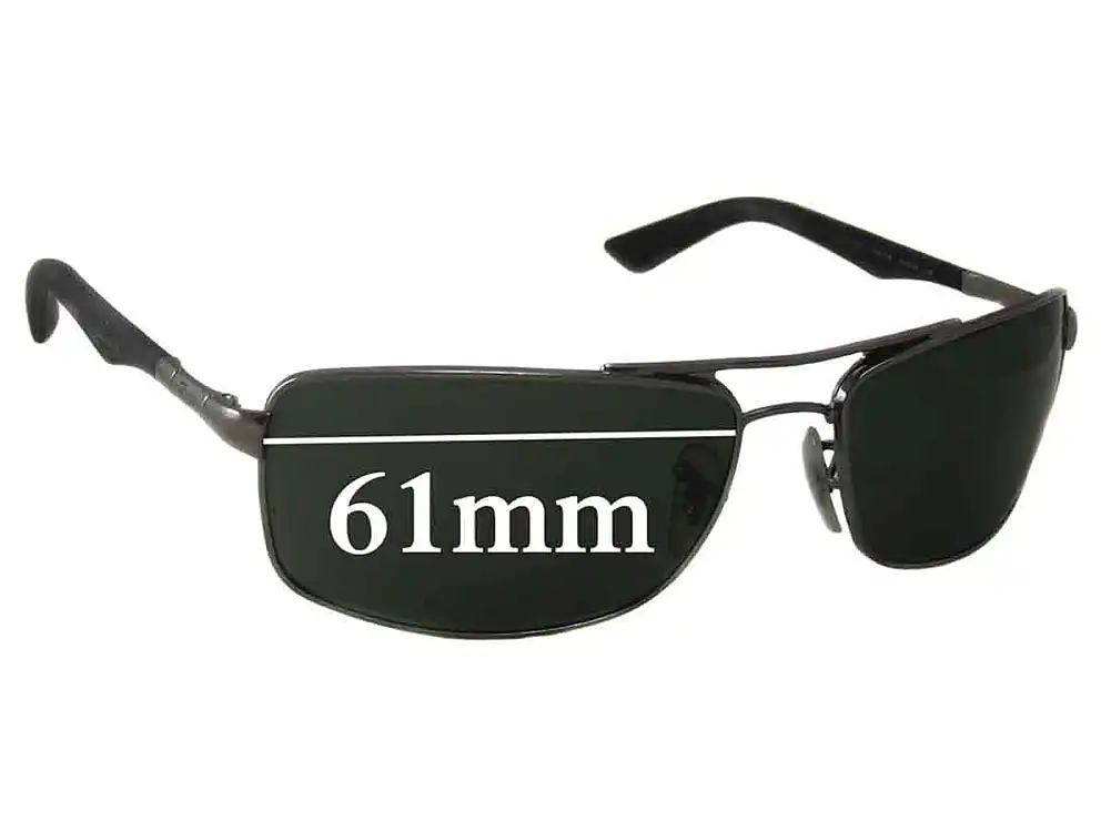 Sunglass Fix Lentes de Repuesto para Ray-Ban RB3465 - 61mm Wide Sunglass Fix Lentes de Repuesto para Ray-Ban RB3465 - 61mm Wide
