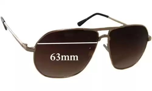Sunglass Fix Lentes de Repuesto para Rorgge 6812 - 63mm Wide Sunglass Fix Lentes de Repuesto para Rorgge 6812 - 63mm Wide