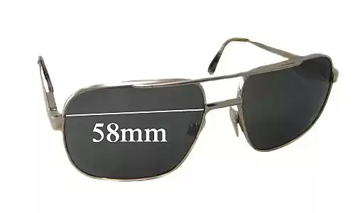 Sunglass Fix Lentes de Repuesto para Safilo Unknown Model - 58mm Wide Sunglass Fix Lentes de Repuesto para Safilo Unknown Model - 58mm Wide