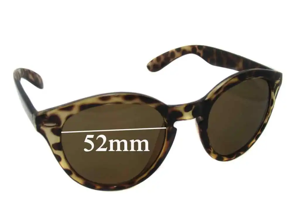 Sunglass Fix Lentes de Repuesto para Unbranded 120212 - 52mm Wide Sunglass Fix Lentes de Repuesto para Unbranded 120212 - 52mm Wide