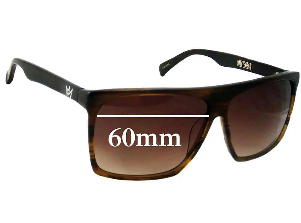 Sunglass Fix Lentes de Repuesto para AM Eyewear Cobsey - 60mm Wide Sunglass Fix Lentes de Repuesto para AM Eyewear Cobsey - 60mm Wide