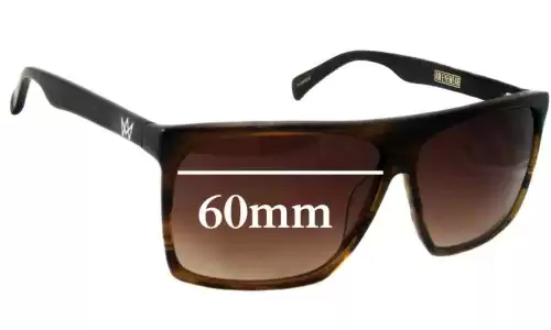 Sunglass Fix Lentes de Repuesto para AM Eyewear Cobsey - 60mm Wide AM Eyewear Cobsey Lentes de Repuesto 60mm wide