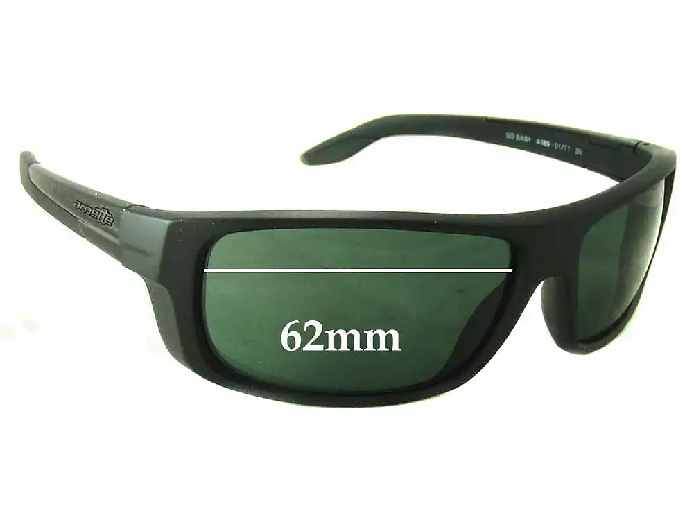 Sunglass Fix Lentes de Repuesto para Arnette So Easy AN4159 - 62mm Wide Sunglass Fix Lentes de Repuesto para Arnette So Easy AN4159 - 62mm Wide