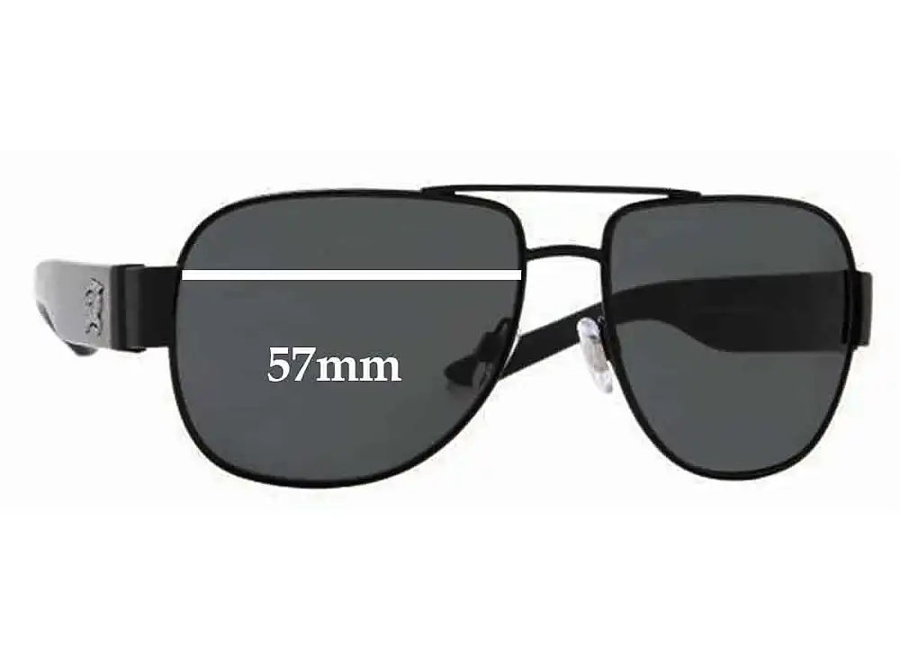 Sunglass Fix Lentes de Repuesto para Burberry B 3035 - 57mm Wide Sunglass Fix Lentes de Repuesto para Burberry B 3035 - 57mm Wide