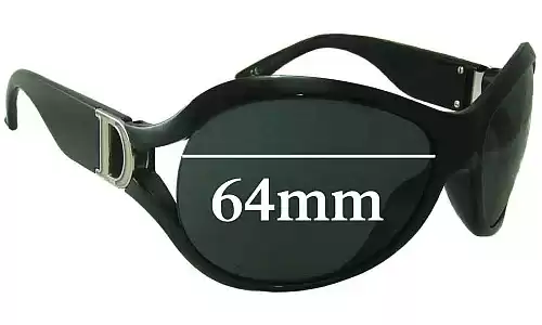 Sunglass Fix Lentes de Repuesto para Christian Dior Promenade 1 - 64mm Wide Sunglass Fix Lentes de Repuesto para Christian Dior Promenade 1 - 64mm Wide