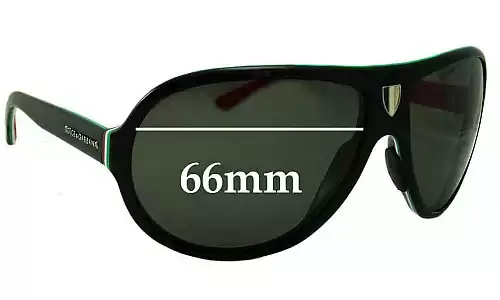 Sunglass Fix Lentes de Repuesto para Dolce & Gabbana DG4057 - 66mm Wide Sunglass Fix Lentes de Repuesto para Dolce & Gabbana DG4057 - 66mm Wide