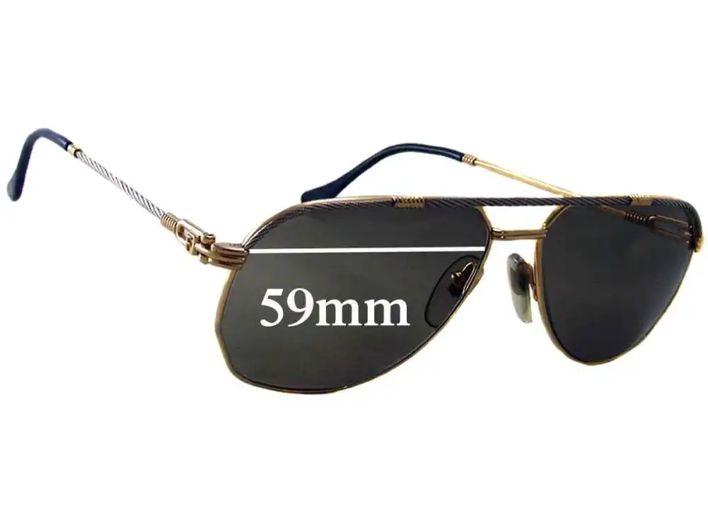 Sunglass Fix Lentes de Repuesto para Fred Americas Cup - 59mm Wide Sunglass Fix Lentes de Repuesto para Fred Americas Cup - 59mm Wide