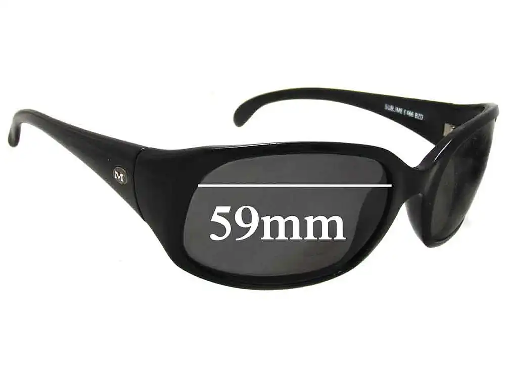 Sunglass Fix Lentes de Repuesto para Mako Sublime 9466 - 59mm Wide Sunglass Fix Lentes de Repuesto para Mako Sublime 9466 - 59mm Wide