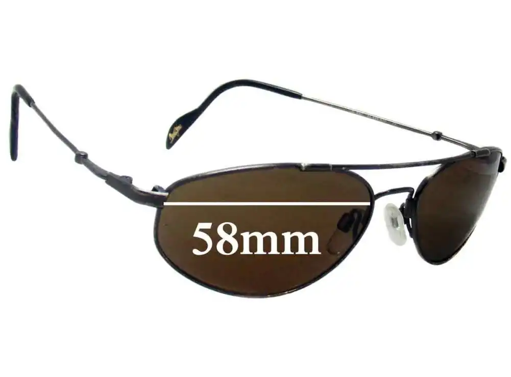 Sunglass Fix Lentes de Repuesto para Maui Jim MJ308 Molokai - 58mm Wide Sunglass Fix Lentes de Repuesto para Maui Jim MJ308 Molokai - 58mm Wide