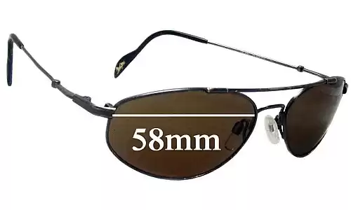 Sunglass Fix Lentes de Repuesto para Maui Jim MJ308 Molokai - 58mm Wide Sunglass Fix Lentes de Repuesto para Maui Jim MJ308 Molokai - 58mm Wide