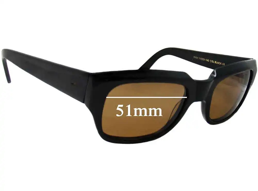 Sunglass Fix Lentes de Repuesto para Moscot Ipish - 51mm Wide Sunglass Fix Lentes de Repuesto para Moscot Ipish - 51mm Wide