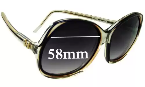 Sunglass Fix Lentes de Repuesto para Nina Ricci 85-D14 - 58mm Wide Sunglass Fix Lentes de Repuesto para Nina Ricci 85-D14 - 58mm Wide