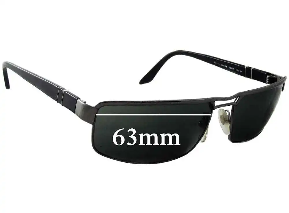 Sunglass Fix Lentes de Repuesto para Persol 2244-S - 63mm Wide Sunglass Fix Lentes de Repuesto para Persol 2244-S - 63mm Wide