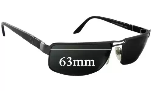 Sunglass Fix Lentes de Repuesto para Persol 2244-S - 63mm Wide Sunglass Fix Lentes de Repuesto para Persol 2244-S - 63mm Wide