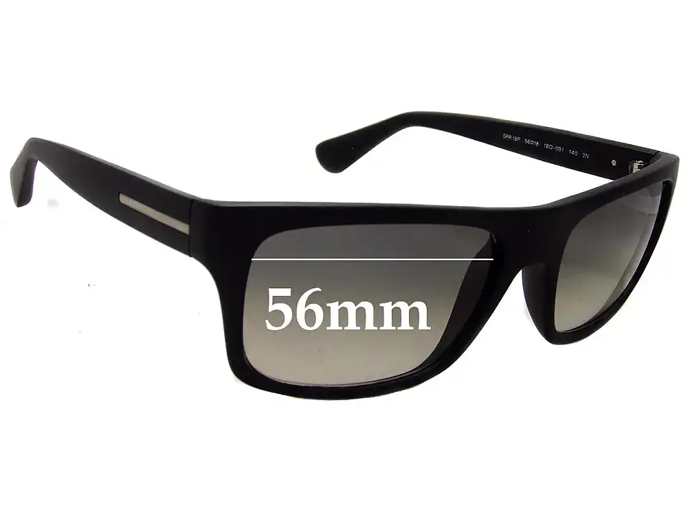 Sunglass Fix Lentes de Repuesto para Prada SPR18P - 56mm Wide Sunglass Fix Lentes de Repuesto para Prada SPR18P - 56mm Wide