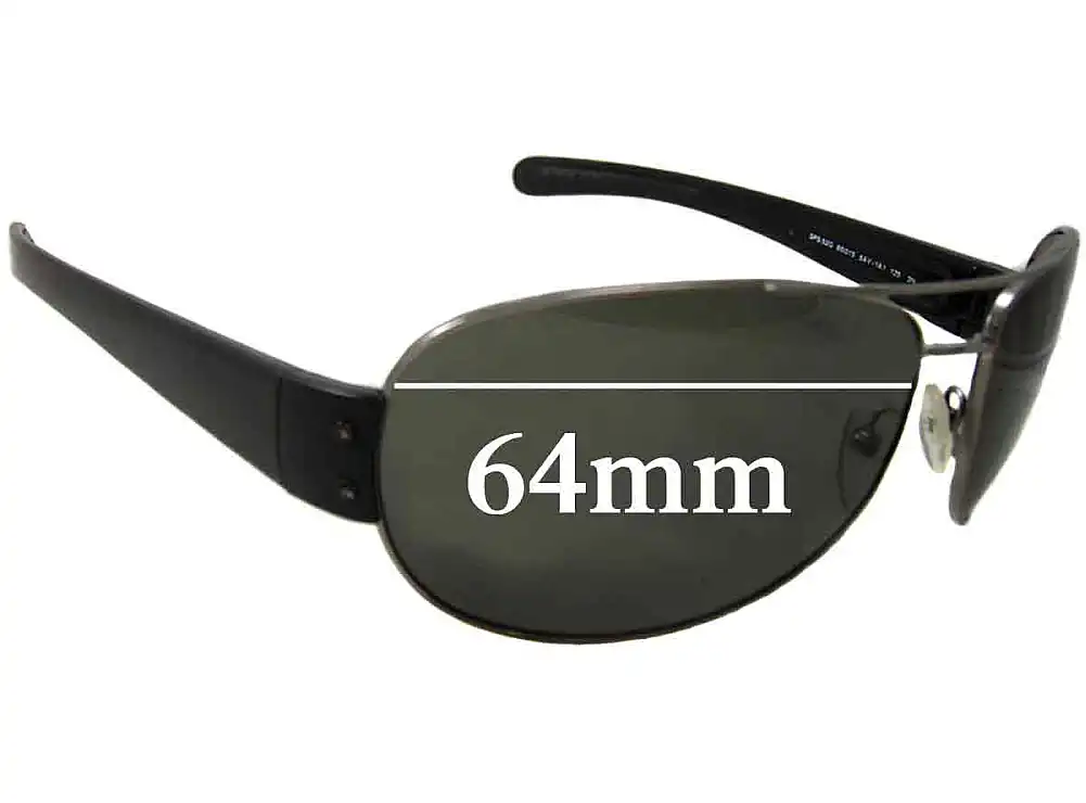 Sunglass Fix Lentes de Repuesto para Prada SPS52G & PS52GS - 65mm Wide Sunglass Fix Lentes de Repuesto para Prada SPS52G & PS52GS - 65mm Wide