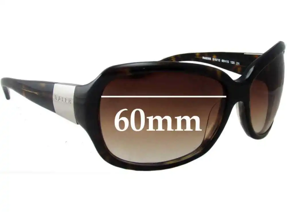 Sunglass Fix Lentes de Repuesto para Polo RA 5005 - 60mm Wide Sunglass Fix Lentes de Repuesto para Polo RA 5005 - 60mm Wide