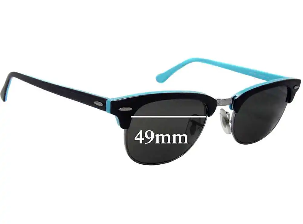 Sunglass Fix Lentes de Repuesto para Ray-Ban RB2156
Club Master New - 49mm Wide Sunglass Fix Lentes de Repuesto para Ray-Ban RB2156
Club Master New - 49mm Wide