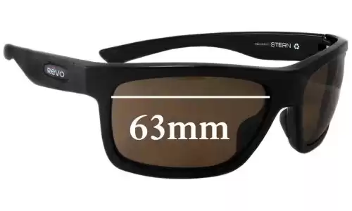 Sunglass Fix Lentes de Repuesto para Revo RE4056 - 63mm Wide Sunglass Fix Lentes de Repuesto para Revo RE4056 - 63mm Wide