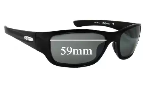 Sunglass Fix Lentes de Repuesto para Revo RE4058 - 59mm Wide Revo RE4058 Lentes de Repuesto 59mm wide