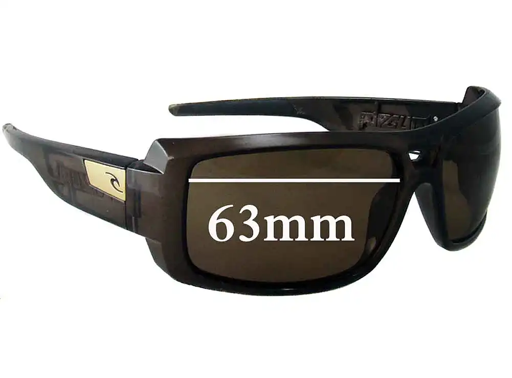 Sunglass Fix Lentes de Repuesto para Rip Curl Cyclops - 63mm Wide Sunglass Fix Lentes de Repuesto para Rip Curl Cyclops - 63mm Wide