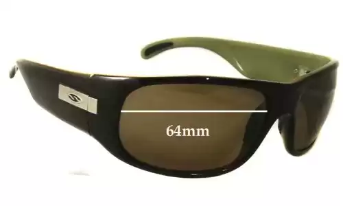 Sunglass Fix Lentes de Repuesto para Smith Mogul - 64mm Wide Sunglass Fix Lentes de Repuesto para Smith Mogul - 64mm Wide