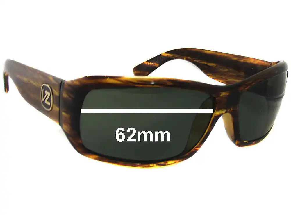 Sunglass Fix Lentes de Repuesto para Von Zipper Hitchhiker - 62mm Wide Sunglass Fix Lentes de Repuesto para Von Zipper Hitchhiker - 62mm Wide