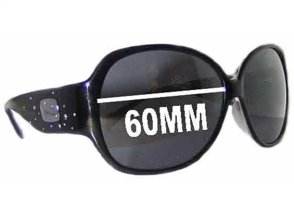 Sunglass Fix Lentes de Repuesto para Coach S468 Mimi - 60mm Wide Sunglass Fix Lentes de Repuesto para Coach S468 Mimi - 60mm Wide