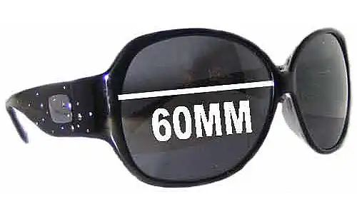 Sunglass Fix Lentes de Repuesto para Coach S468 Mimi - 60mm Wide Sunglass Fix Lentes de Repuesto para Coach S468 Mimi - 60mm Wide