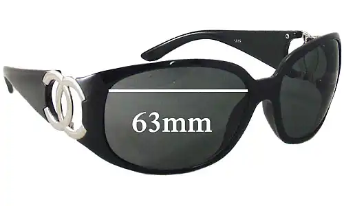 Sunglass Fix Lentes de Repuesto para Chanel 6619 - 63mm Wide Sunglass Fix Lentes de Repuesto para Chanel 6619 - 63mm Wide