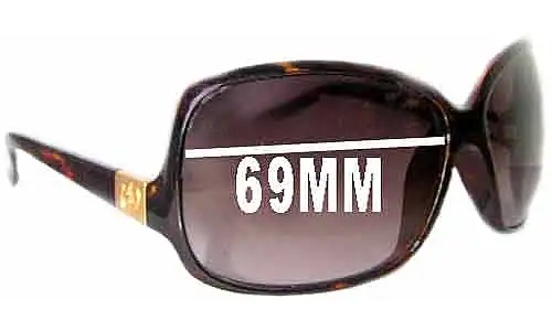 Sunglass Fix Lentes de Repuesto para Electric Lovette - 69mm Wide Electric Lovette Lentes de Repuesto 69mm wide