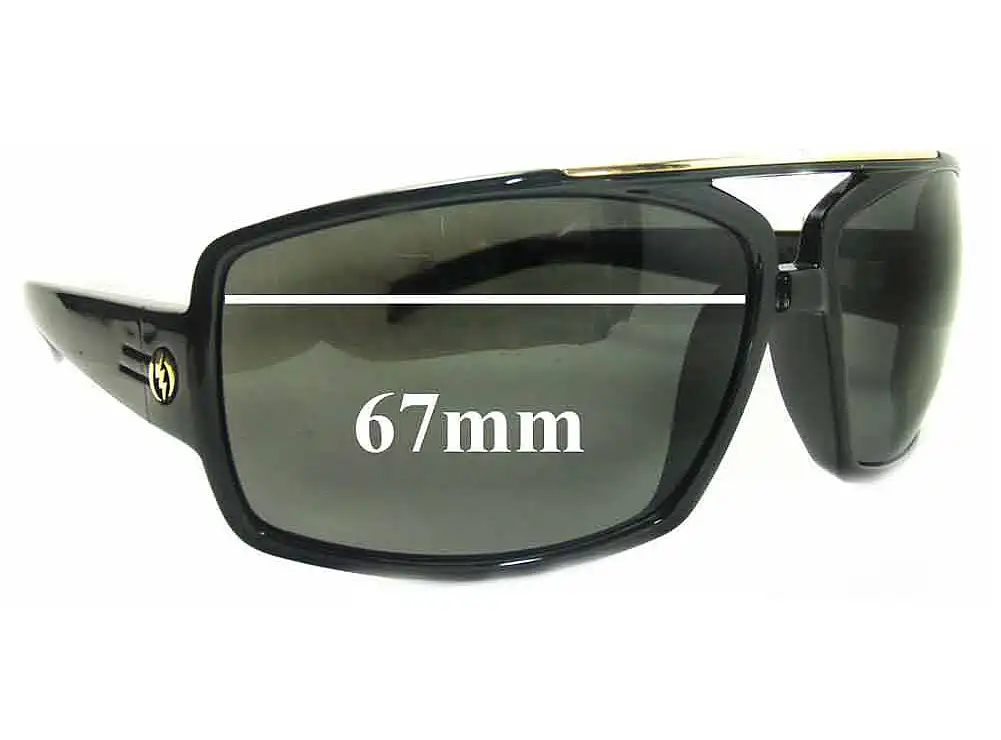 Sunglass Fix Lentes de Repuesto para Electric OHM III - 67mm Wide Sunglass Fix Lentes de Repuesto para Electric OHM III - 67mm Wide