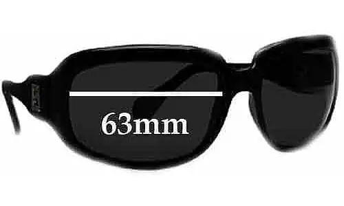 Sunglass Fix Lentes de Repuesto para Fendi FS 410 - 63mm Wide Sunglass Fix Lentes de Repuesto para Fendi FS 410 - 63mm Wide