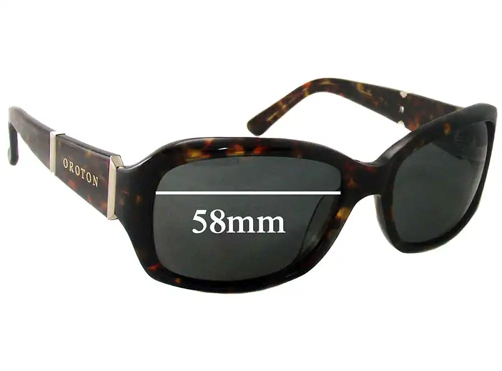 Sunglass Fix Lentes de Repuesto para Oroton Mexico - 58mm Wide Sunglass Fix Lentes de Repuesto para Oroton Mexico - 58mm Wide