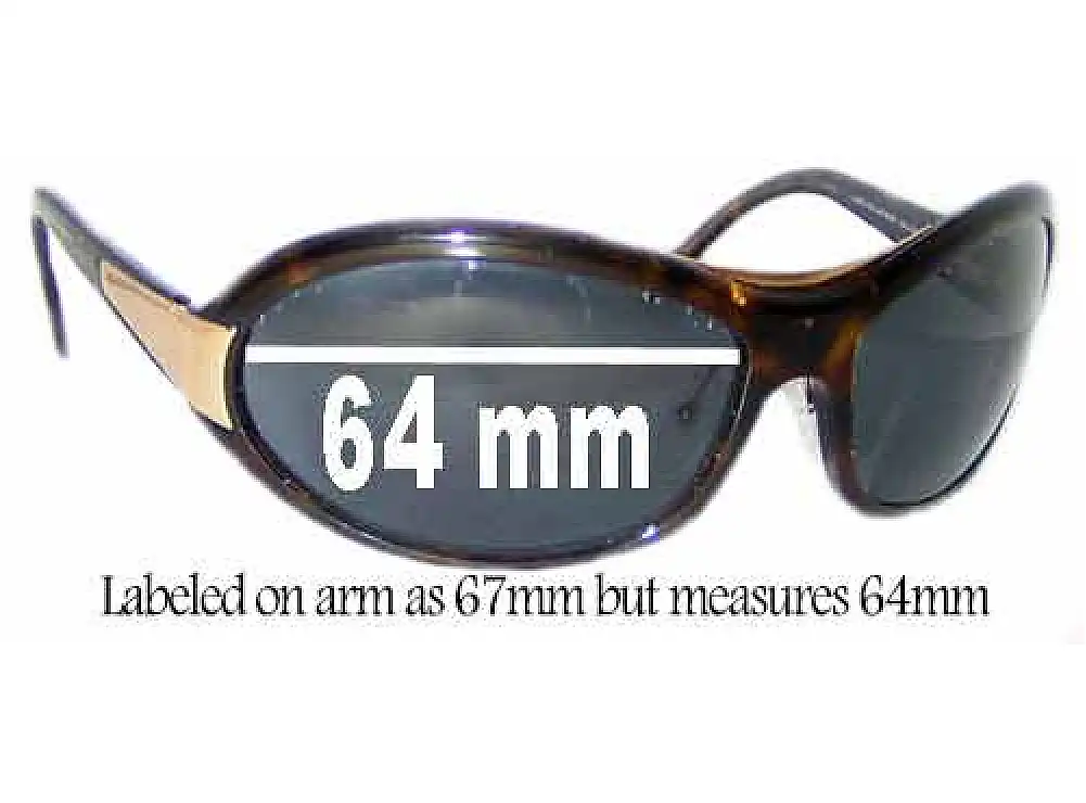 Sunglass Fix Lentes de Repuesto para Prada SPR10G - 64mm Wide Sunglass Fix Lentes de Repuesto para Prada SPR10G - 64mm Wide