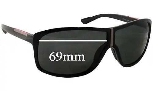 Sunglass Fix Lentes de Repuesto para Prada SPS08L - 69mm Wide Sunglass Fix Lentes de Repuesto para Prada SPS08L - 69mm Wide
