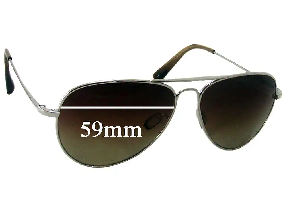 Sunglass Fix Lentes de Repuesto para Salt Vargas - 59mm Wide Sunglass Fix Lentes de Repuesto para Salt Vargas - 59mm Wide