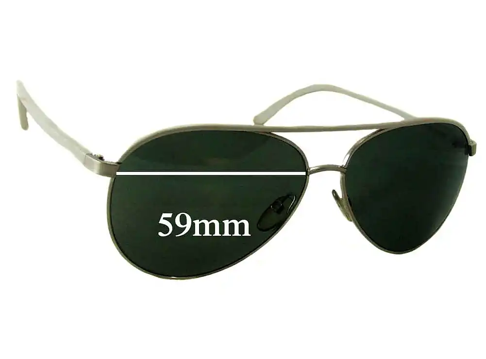 Sunglass Fix Lentes de Repuesto para Tom Ford Silvano TF112 - 59mm Wide Sunglass Fix Lentes de Repuesto para Tom Ford Silvano TF112 - 59mm Wide