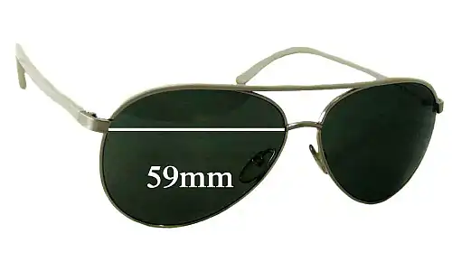 Sunglass Fix Lentes de Repuesto para Tom Ford Silvano TF112 - 59mm Wide Sunglass Fix Lentes de Repuesto para Tom Ford Silvano TF112 - 59mm Wide