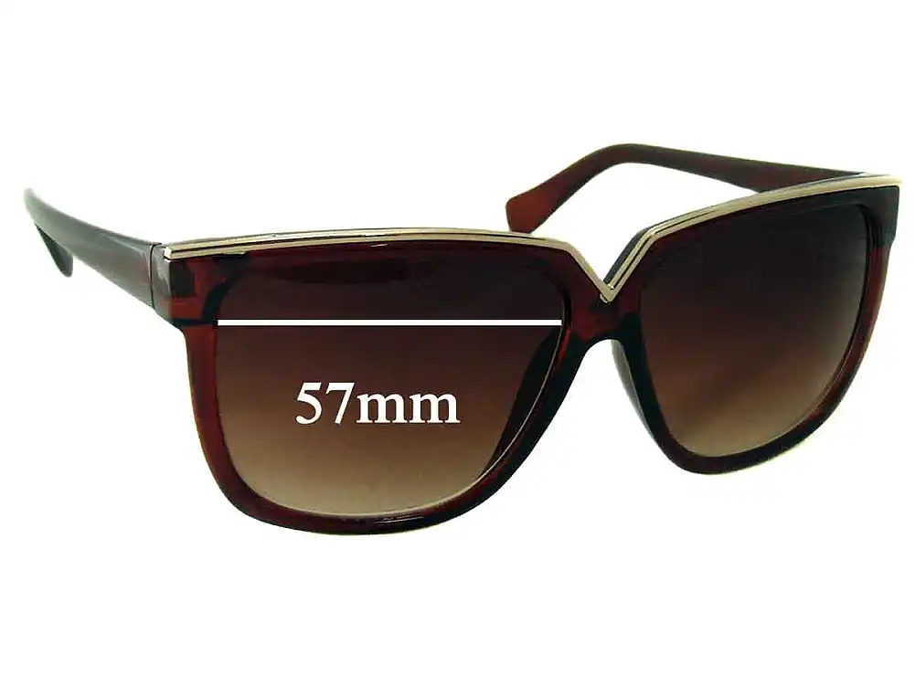 Sunglass Fix Lentes de Repuesto para Unbranded Unidentified - 57mm Wide Sunglass Fix Lentes de Repuesto para Unbranded Unidentified - 57mm Wide
