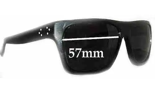 Sunglass Fix Lentes de Repuesto para Blinde Daddy - 57mm Wide Sunglass Fix Lentes de Repuesto para Blinde Daddy - 57mm Wide