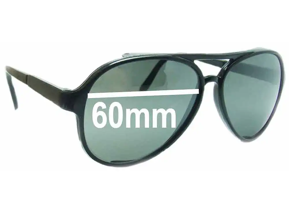 Sunglass Fix Lentes de Repuesto para Bolle 8221 - 60mm Wide Sunglass Fix Lentes de Repuesto para Bolle 8221 - 60mm Wide