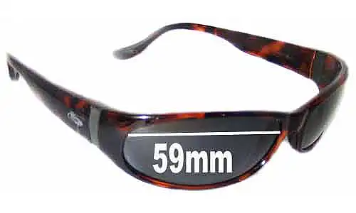 Sunglass Fix Lentes de Repuesto para Bolle Canebrake - 59mm Wide Bolle Canebrake Lentes de Repuesto 59mm wide