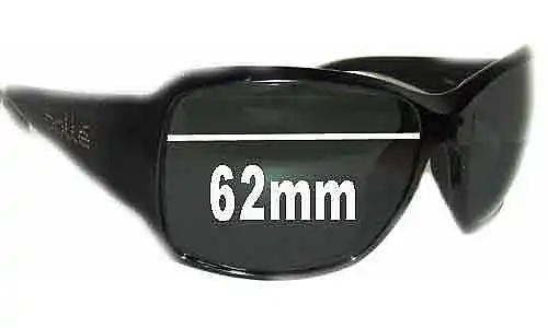 Sunglass Fix Lentes de Repuesto para Bolle Queen - 62mm Wide Sunglass Fix Lentes de Repuesto para Bolle Queen - 62mm Wide