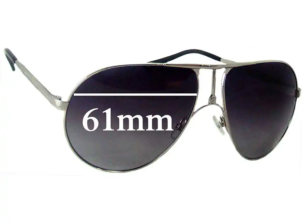 Sunglass Fix Lentes de Repuesto para Carrera 1 - 61mm Wide Sunglass Fix Lentes de Repuesto para Carrera 1 - 61mm Wide