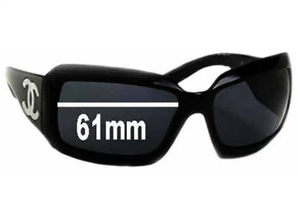 Sunglass Fix Lentes de Repuesto para Chanel 5076-H - 61mm Wide Sunglass Fix Lentes de Repuesto para Chanel 5076-H - 61mm Wide