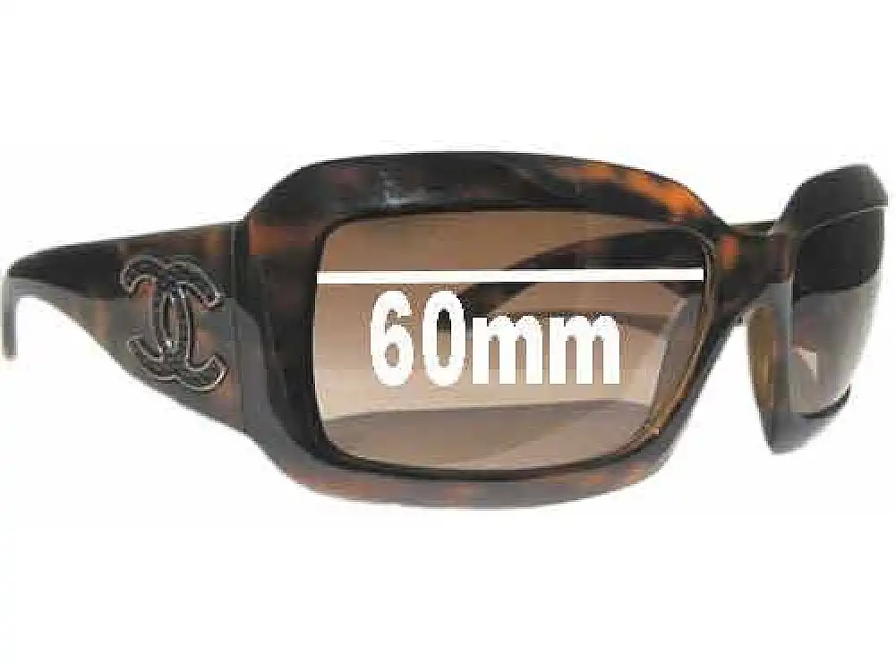 Sunglass Fix Lentes de Repuesto para Chanel 6022-Q - 60mm Wide Sunglass Fix Lentes de Repuesto para Chanel 6022-Q - 60mm Wide