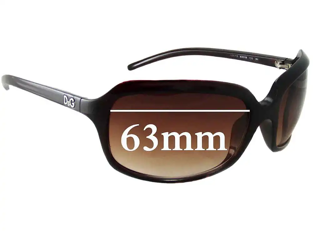 Sunglass Fix Lentes de Repuesto para Dolce & Gabbana DG8071 - 63mm Wide Sunglass Fix Lentes de Repuesto para Dolce & Gabbana DG8071 - 63mm Wide