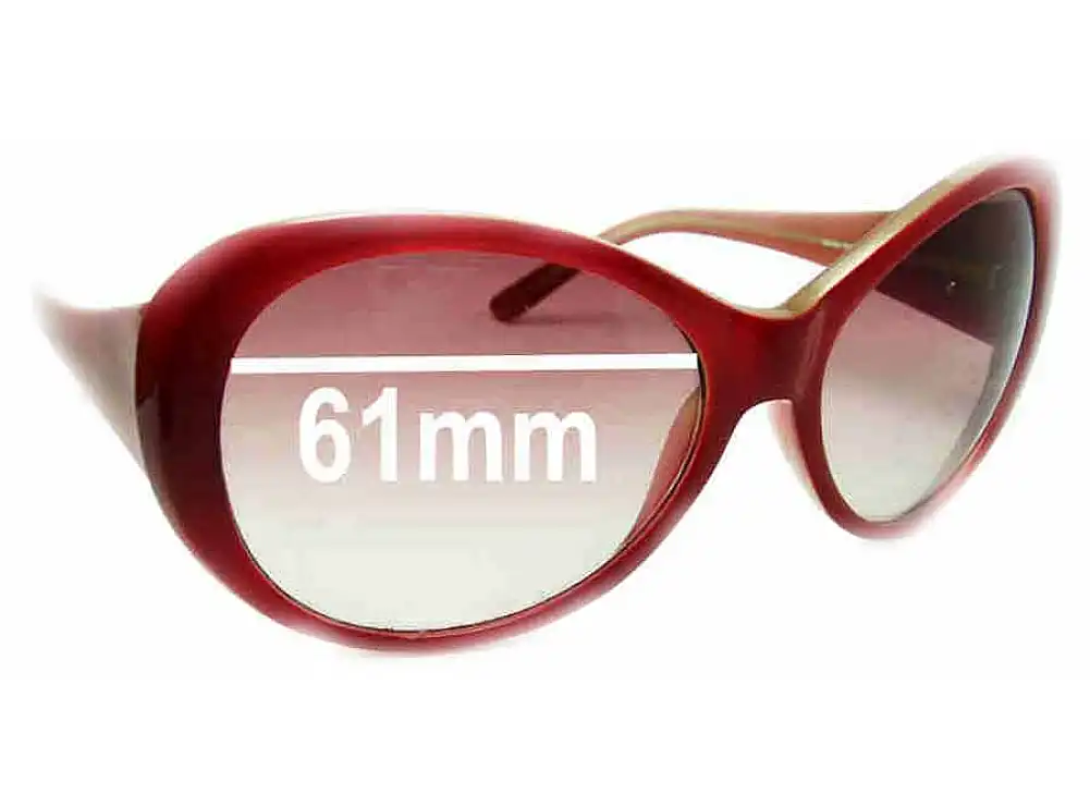 Sunglass Fix Lentes de Repuesto para Guess GU6208 - 61mm Wide Sunglass Fix Lentes de Repuesto para Guess GU6208 - 61mm Wide
